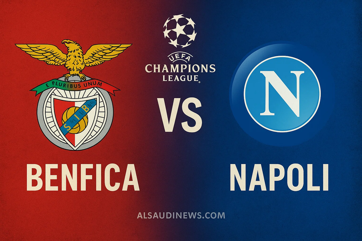 بنفيكا ضد نابولي يلاشوت.. بدون تقطيع مشاهدة مباراة بنفيكا ونابولي اليوم بث مباشر في دوري أبطال أوروبا