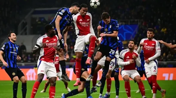 أرسنال ضد إنتر ميلان الليلة في دوري الأبطال – يلا شوت