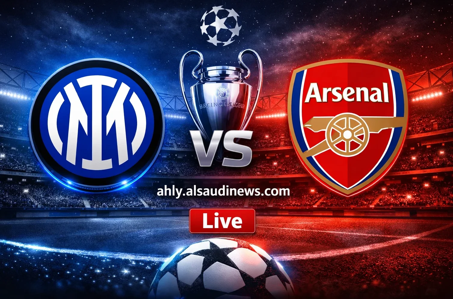 يلا شوت ماتش الإنتر ضد آرسنال.. بدون تقطيع مشاهدة مباراة ارسنال وانتر ميلان اليوم بث مباشر في دوري أبطال أوروبا