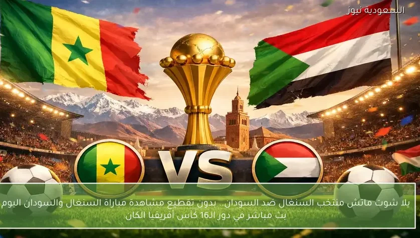 يلا شوت ماتش منتخب السنغال ضد السودان.. بدون تقطيع مشاهدة مباراة السنغال والسودان اليوم بث مباشر في دور الـ16 كأس أفريقيا الكان