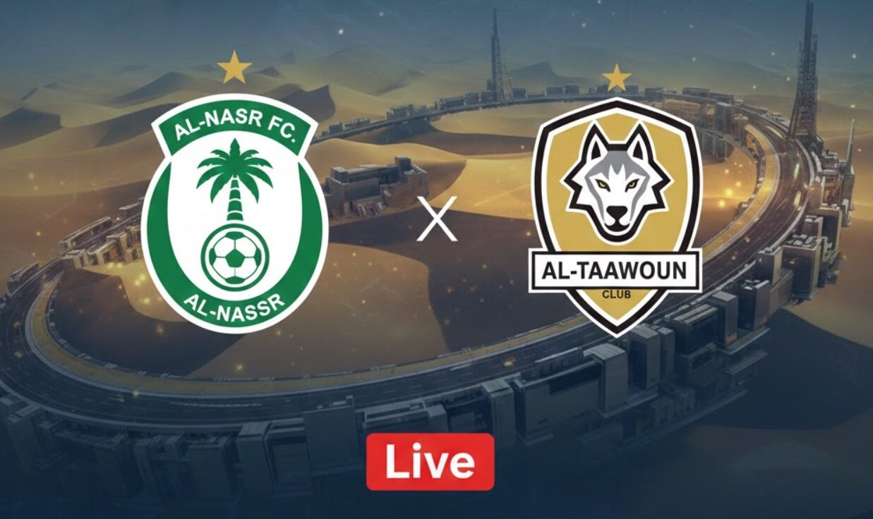 شوف الآن مباراة النصر والتعاون يلا شوت بث مباشر في ملعب الأول بارك – يلا شوت