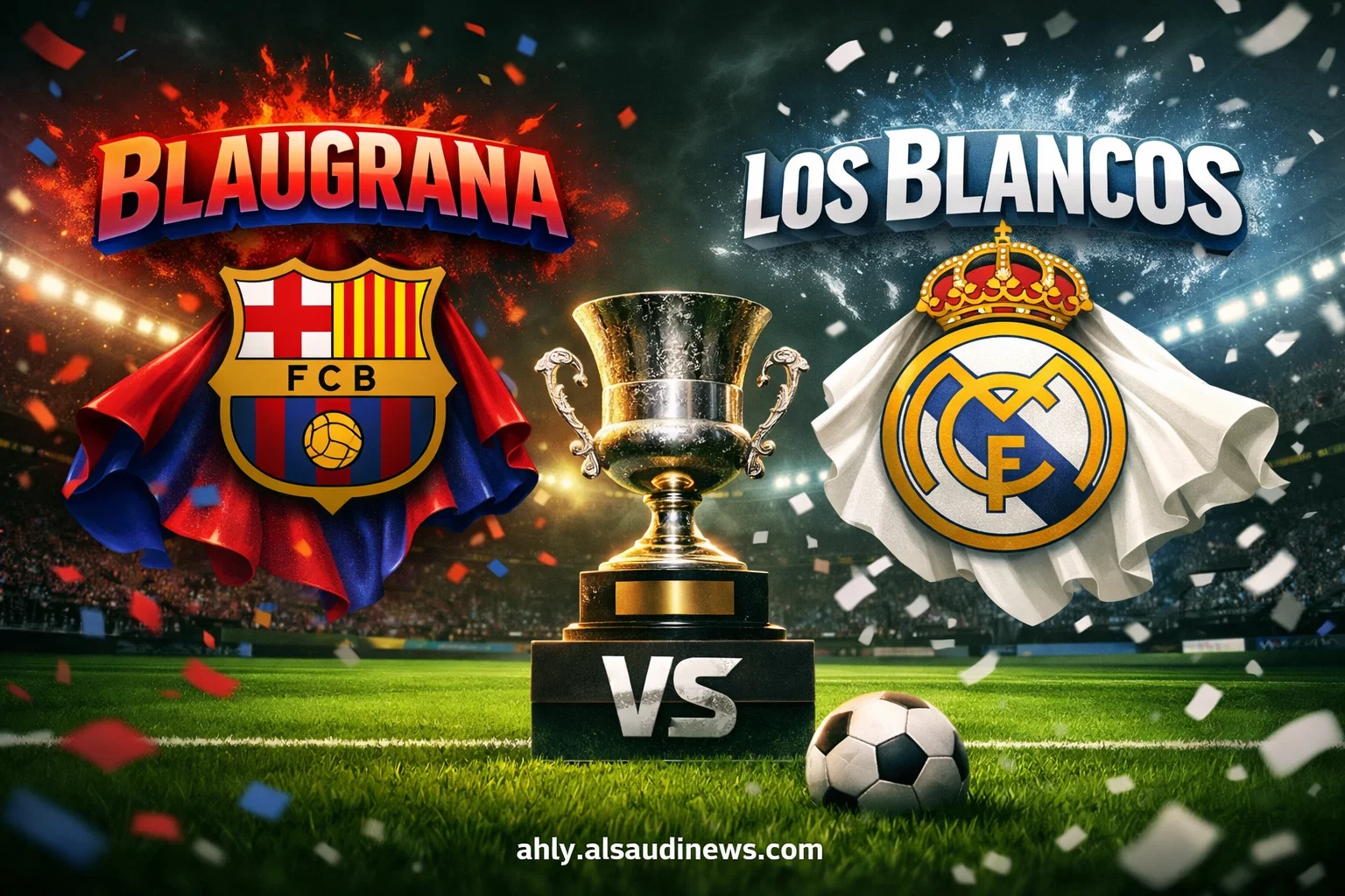 ماتش الريال ضد برشلونة مباشر يلاشووت.. مشاهدة مباراة برشلونة وريال مدريد بث مباشر الآن في كلاسيكو كأس سوبر إسبانيا