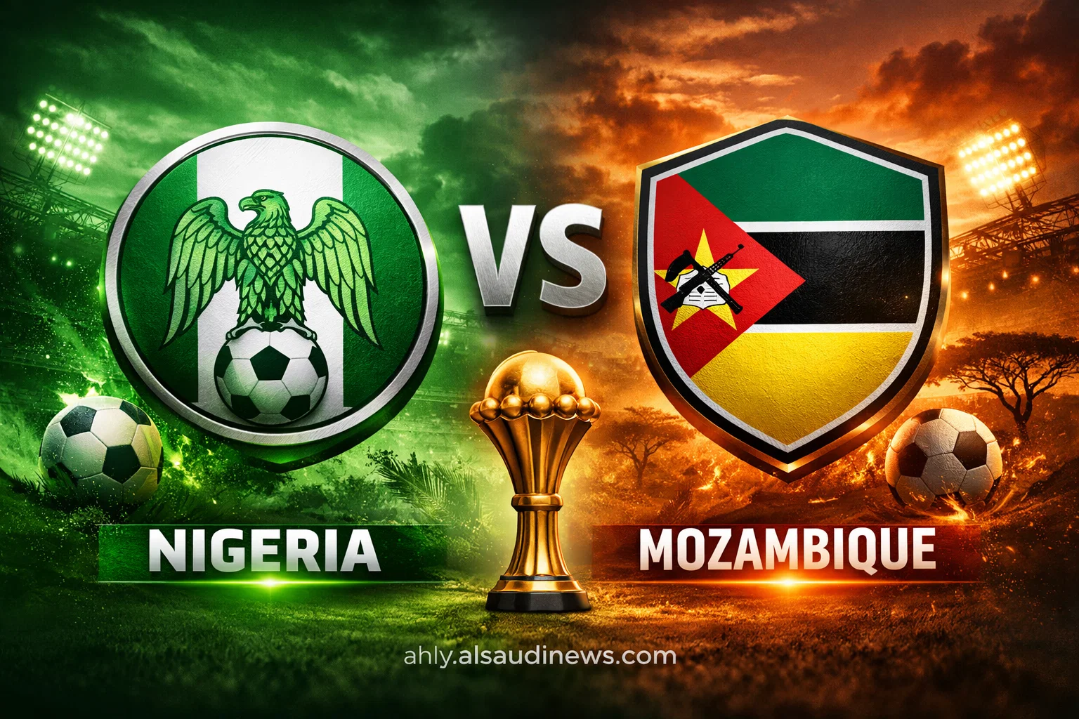 يلا شوت ماتش نيجيريا ضد موزمبيق.. بدون تقطيع مشاهدة مباراة نيجيريا وموزمبيق اليوم بث مباشر في الكان أمم أفريقيا