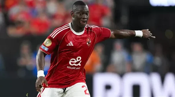 ديانج يستأنف تدريبات الأهلي استعدادًا لمواجهة يانج أفريكانز في دوري الأبطال