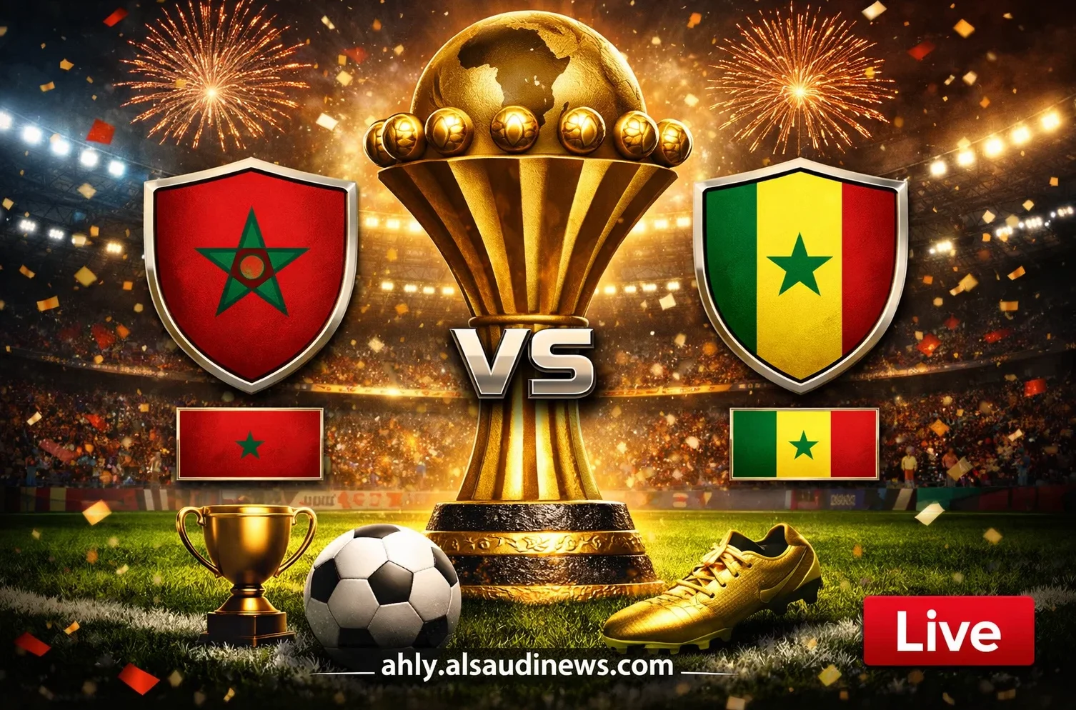 يلا شوت ماتش السنغال ضد المغرب.. بدون تقطيع مشاهدة مباراة المغرب والسنغال اليوم بث مباشر في نهائي كأس أمم أفريقيا الكان