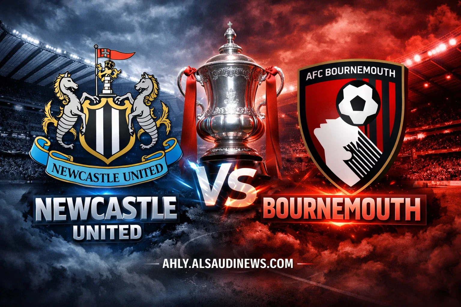 مشاهدة مباراة نيوكاسل وبورنموث الآن بث مباشر في كأس الإتحاد الإنجليزي يلا شوت