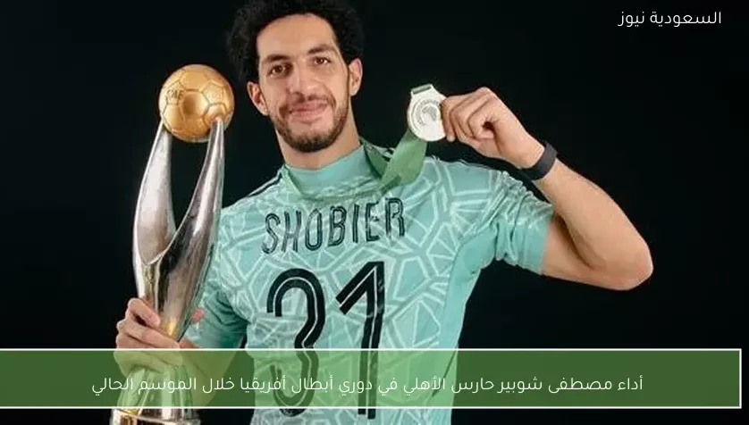 أداء مصطفى شوبير حارس الأهلي في دوري أبطال أفريقيا خلال الموسم الحالي