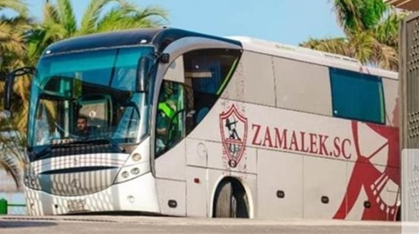 حافلة الزمالك تصل إلى ملعب السويس لمواجهة المصري – يلا شوت