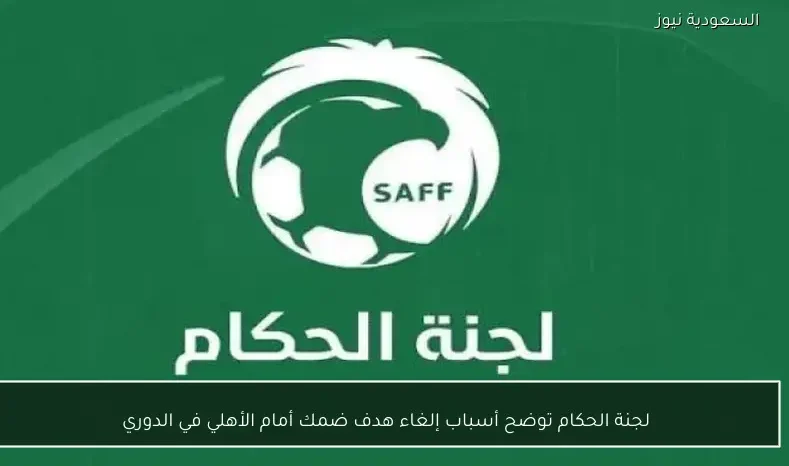 لجنة الحكام توضح أسباب إلغاء هدف ضمك أمام الأهلي في الدوري