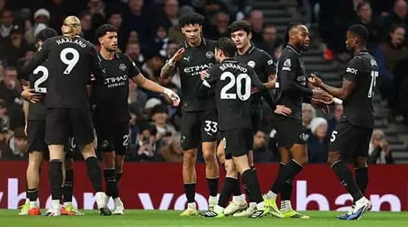 مانشستر سيتي يتقدم على توتنهام بهدفين نظيفين في الشوط الأول – يلا شوت