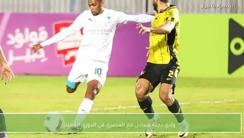 وادي دجلة يتعادل مع المصري في الدوري الممتاز