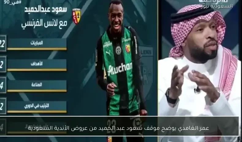 عمر الغامدي يوضح موقف سعود عبد الحميد من عروض الأندية السعودية